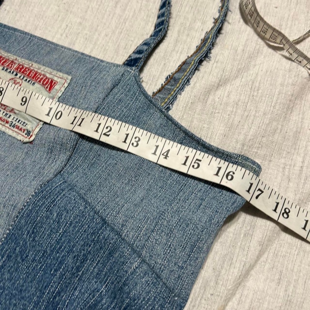 Custom Reworked True Religion Denim Tank - Picture 6 of 6